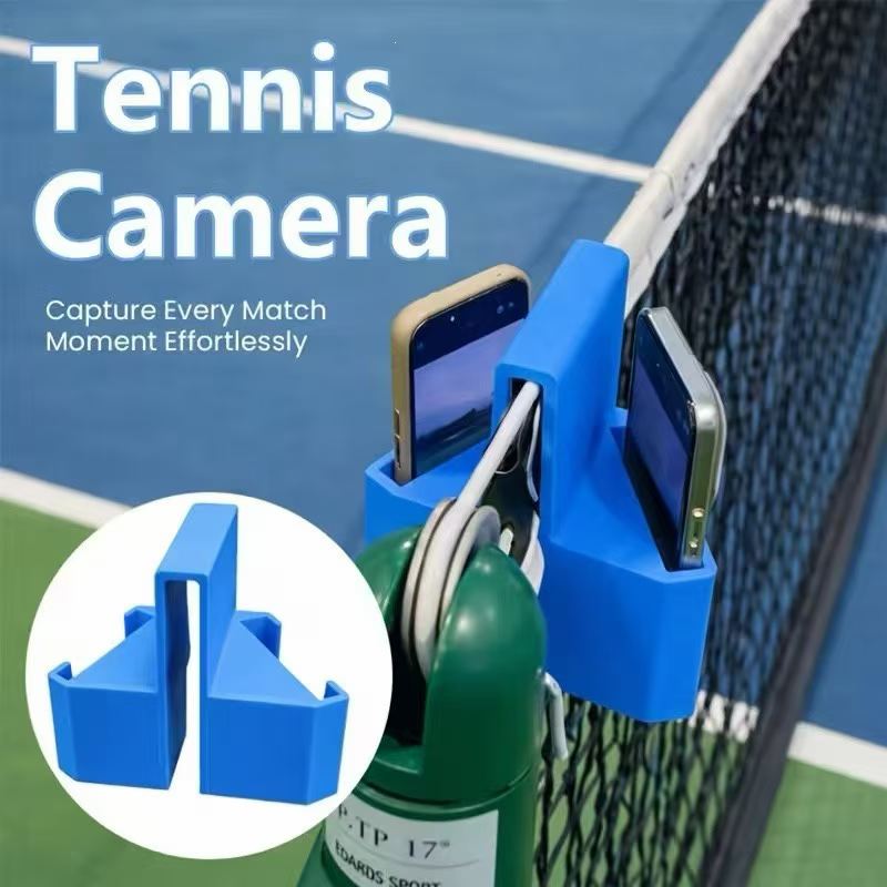 Badminton Question - 2 個テニスネットカメラマウント電話ホルダーマウント屋外スポーツビデオ録画フェンス電話ホルダーバドミントン野球テニス用