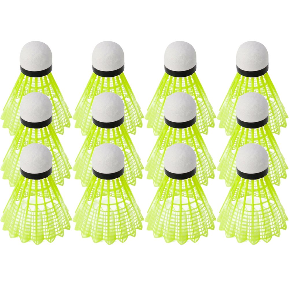 Badminton Nylon Shuttlecock - ポータブルグリーンバドミントンボール、トラベルアウト製品、スポーツトレーニング、ナイロンシャトルコック、屋外用品、6個、12個