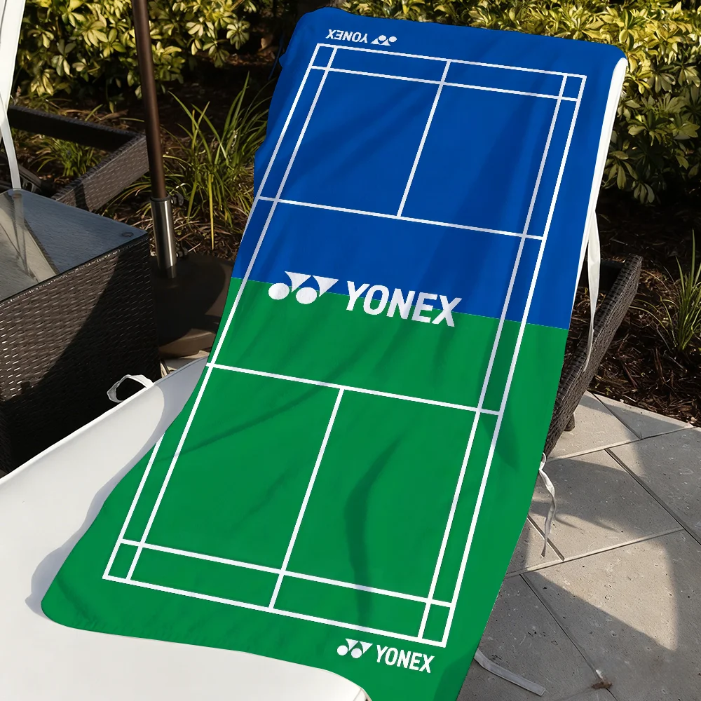 Badminton Xxl - ファッションバドミントンロゴブランドタオル速乾性ソフトヨガ水泳フィットネス登山Y-Yonex-S大型ビーチタオル