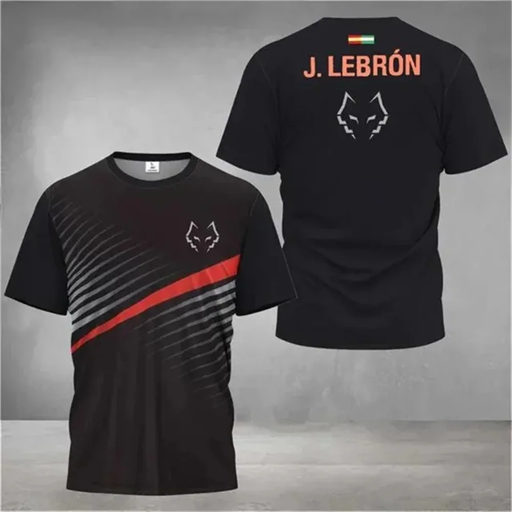 Badminton Png - 夏の新作メンズバドミントンと卓球グラデーションストライププリント通気性ラウンドネックTシャツアウトドアカジュアルスポーツトップ