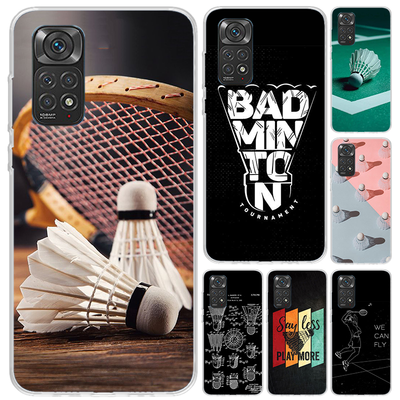Badminton Logo - バドミントンスポーツ柄スマホケース Xiaomi Redmi Note 15 14