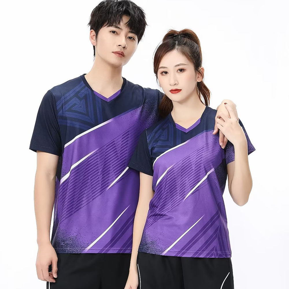 Badminton Png - 男性と女性のためのテニスTシャツ,半袖スポーツトップ,速乾性,カップル,家族,夏,バドミントン,2023