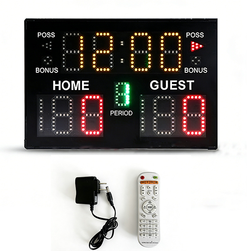 Badminton Counter - ポータブル充電式電子スコアタイマー（バスケットボール、バドミントン、サッカー、クロスボーダースポーツ用スコアカウンター）
