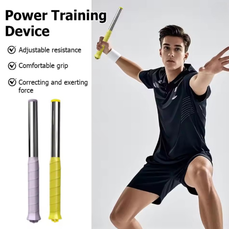 Badminton Forehand Backhand - バドミントンスイングトレーナー矯正ツール フォアハンド＆バックハンドトレーニング補助器具 バドミントンパワートレーナー練習用品