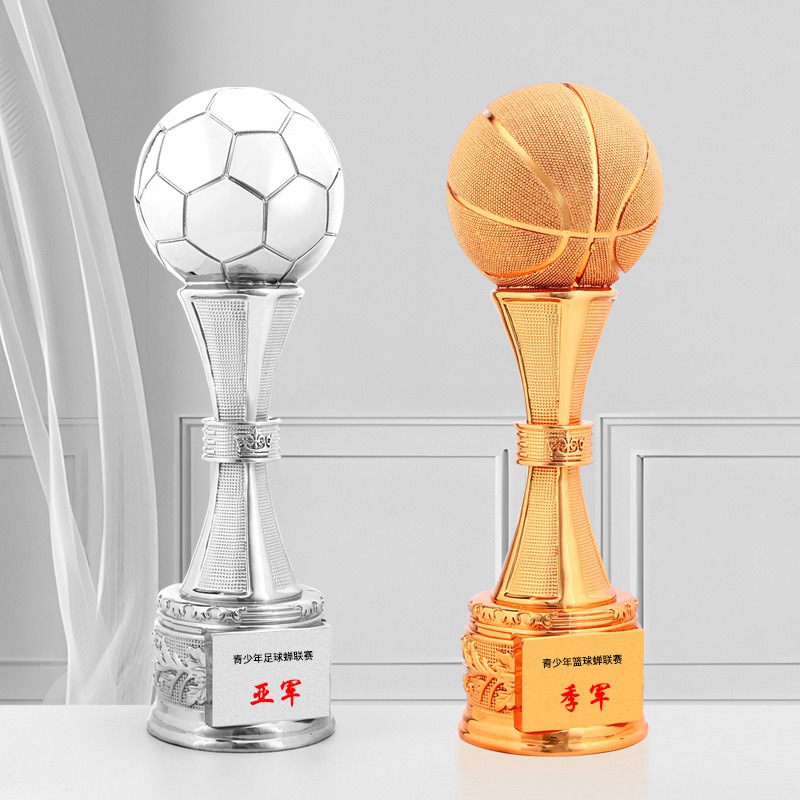 大規模なバスケットボールトロフィー,サッカートロフィー,ゴー - Badminton Cup のレビューと価格