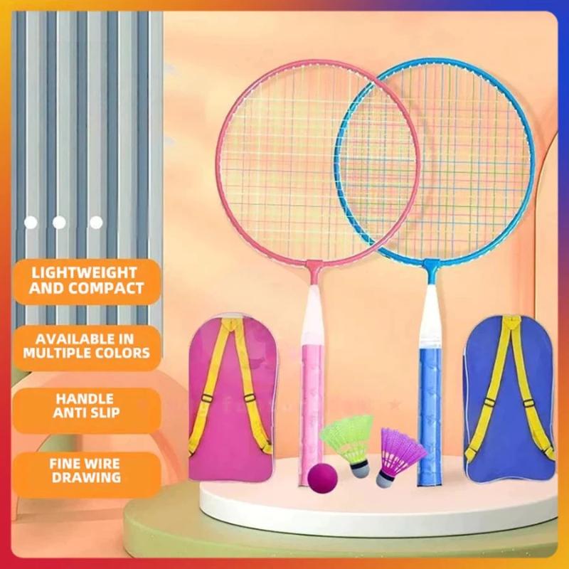 2 個子供用バドミントンラケット 3 シャトルコック付き子供 - Badminton League のレビューと価格