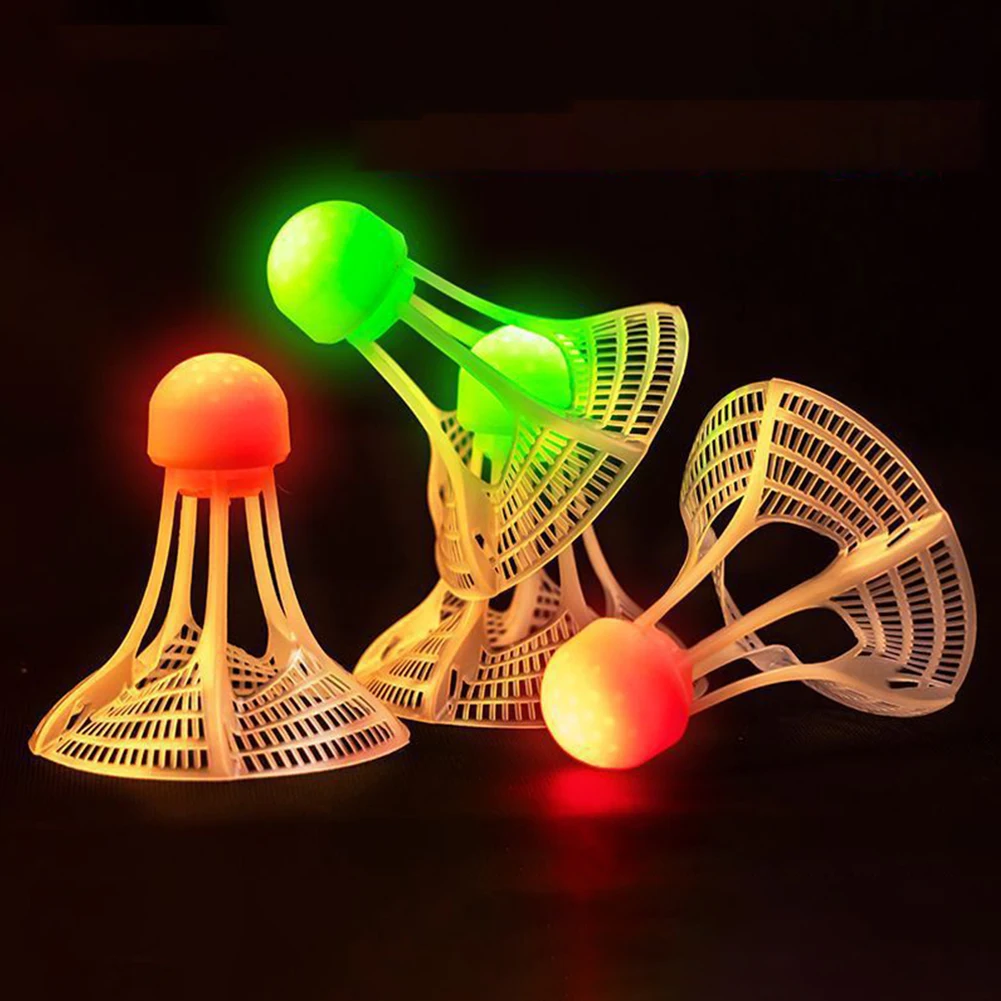 暗闇で光る防風バドミントン羽根ボール風抵抗トレーニングアクセ - Badminton Nylon Shuttlecock のレビューと価格