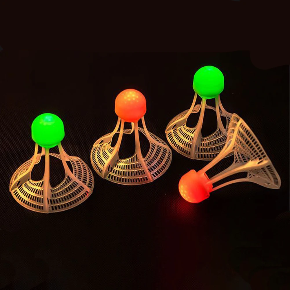 暗闇で光る防風バドミントン羽根ボール風抵抗トレーニングアクセ - Badminton Nylon Shuttlecock のレビューと価格