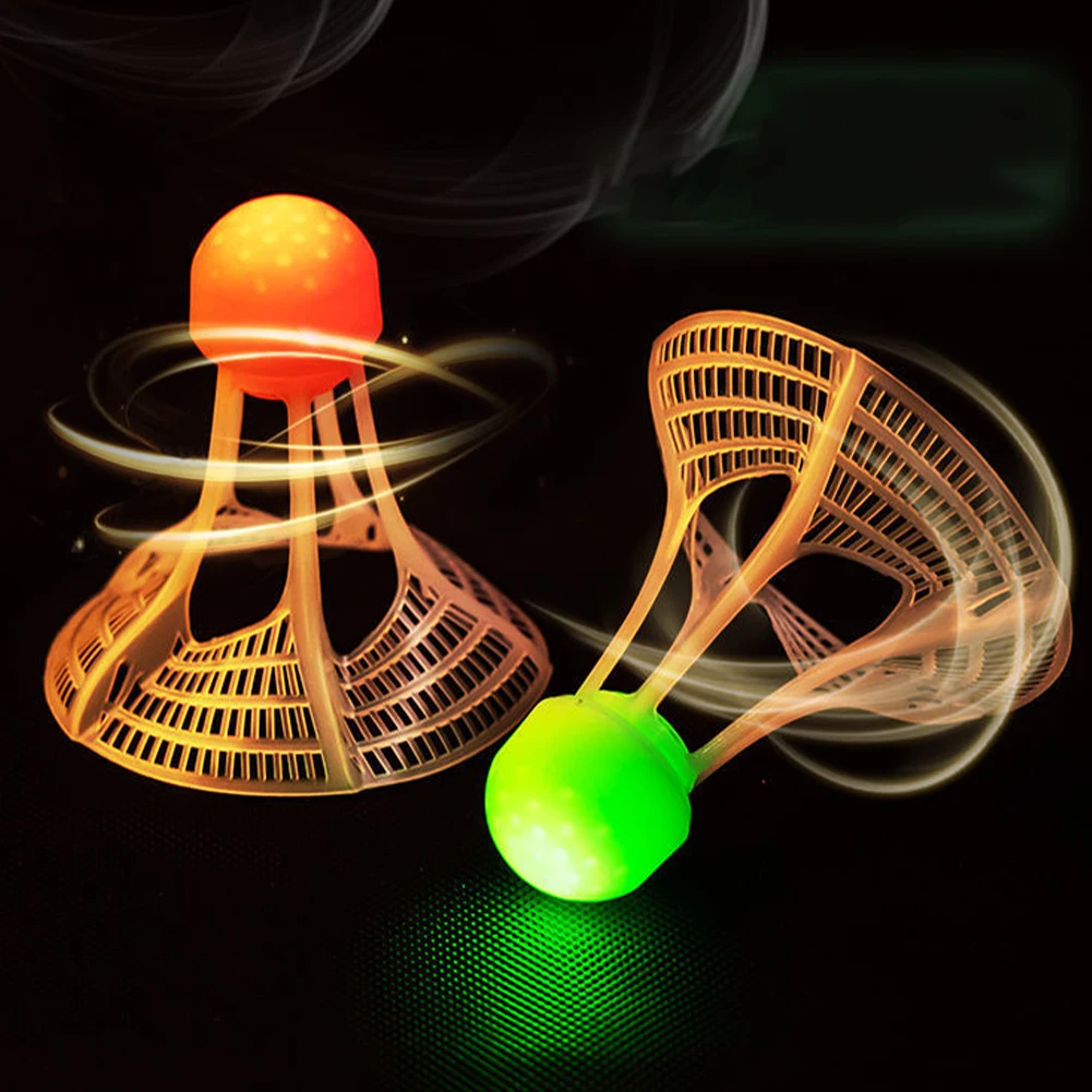 暗闇で光る防風バドミントン羽根ボール風抵抗トレーニングアクセ - Badminton Nylon Shuttlecock のレビューと価格