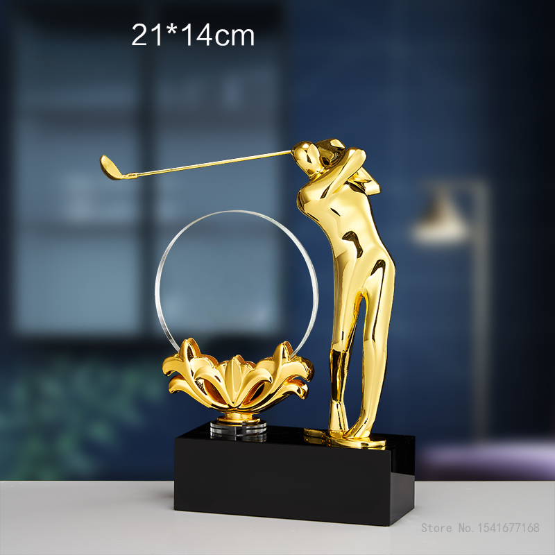 カスタマイズされたハイエンドゴルフクリスタルトロフィー,クリ - Badminton Cup のレビューと価格
