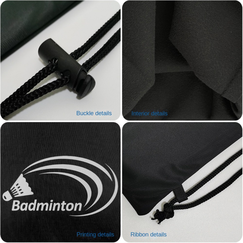 大容量の厚みのあるバドミントンラケットバッグ、格納式ポーチカ - Badminton Xxl のレビューと価格
