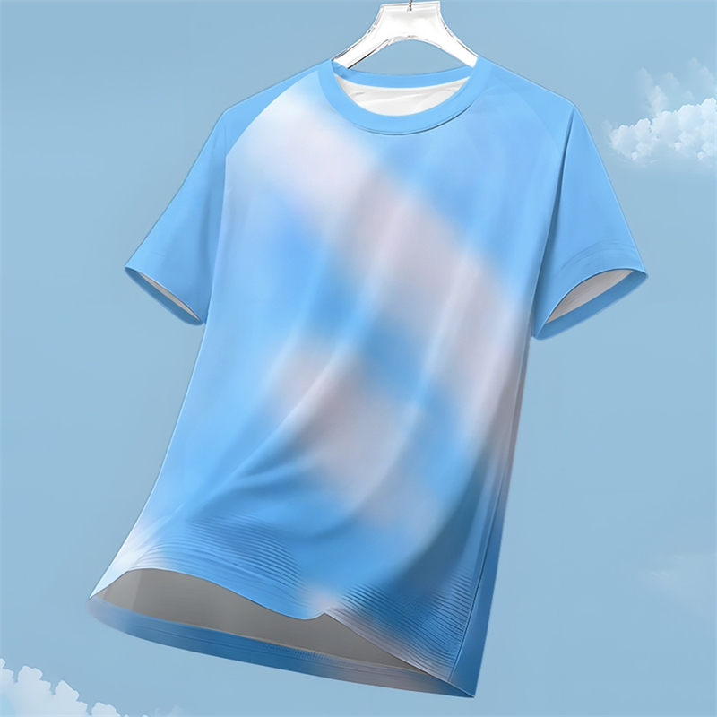 メンズ速乾スポーツTシャツ 夏服 アウトドア ランニング テ - Badminton Png のレビューと価格