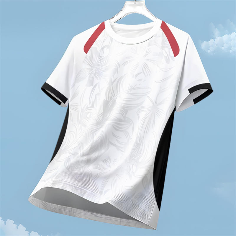 メンズ速乾スポーツTシャツ 夏服 アウトドア ランニング テ - Badminton Png のレビューと価格
