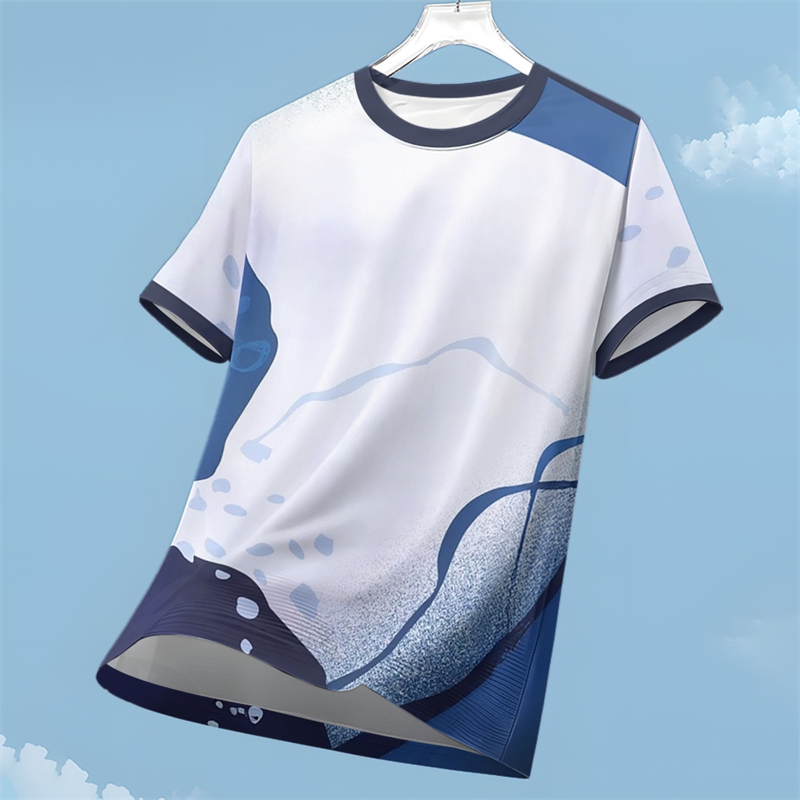 メンズ速乾スポーツTシャツ 夏服 アウトドア ランニング テ - Badminton Png のレビューと価格