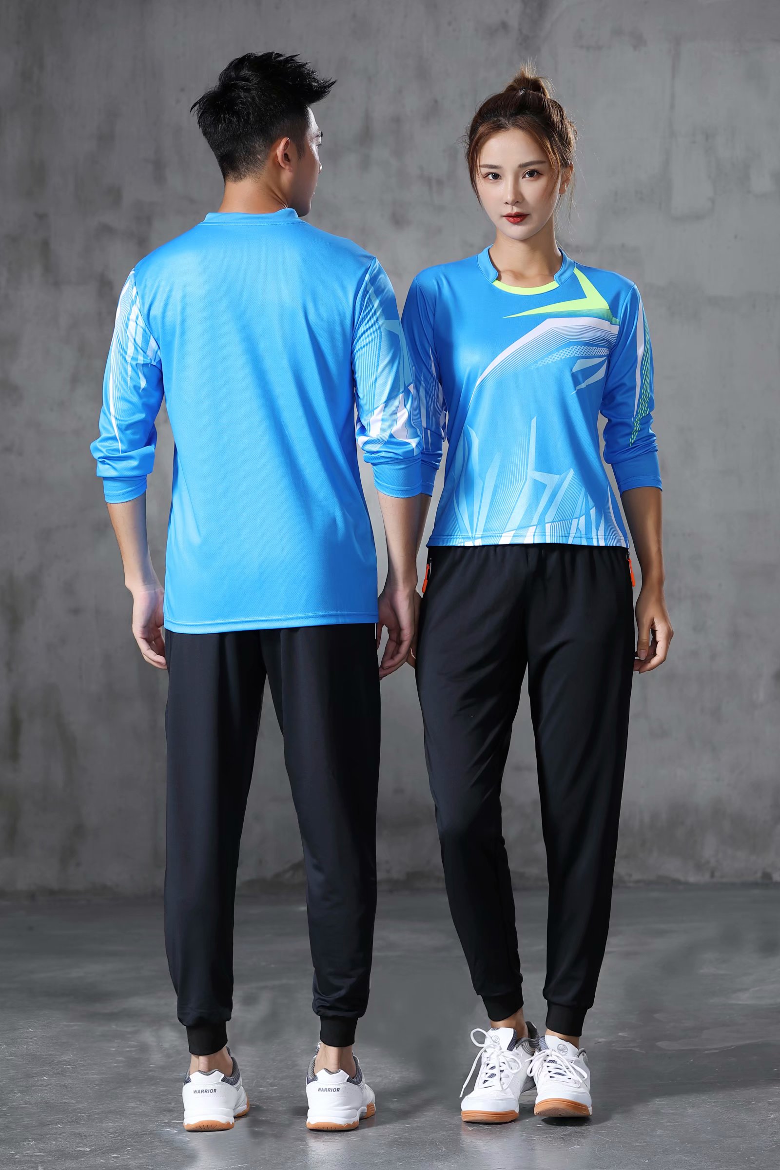 男性/女性子供用バドミントンtシャツ,長袖速乾性テニスシャツ - Badminton Png のレビューと価格