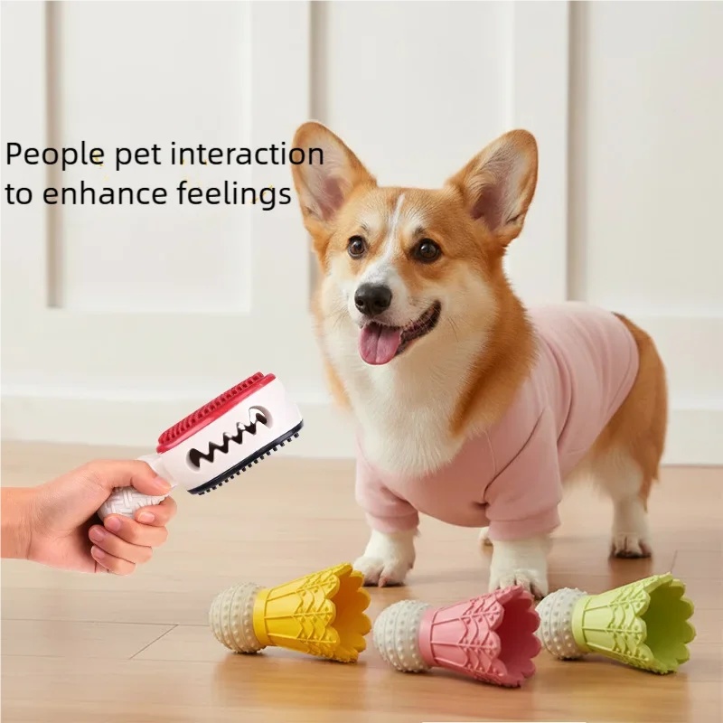 バドミントン型ゴム製犬用噛むおもちゃ、丈夫で噛みつきにくい臼 - Badminton Xxl のレビューと価格