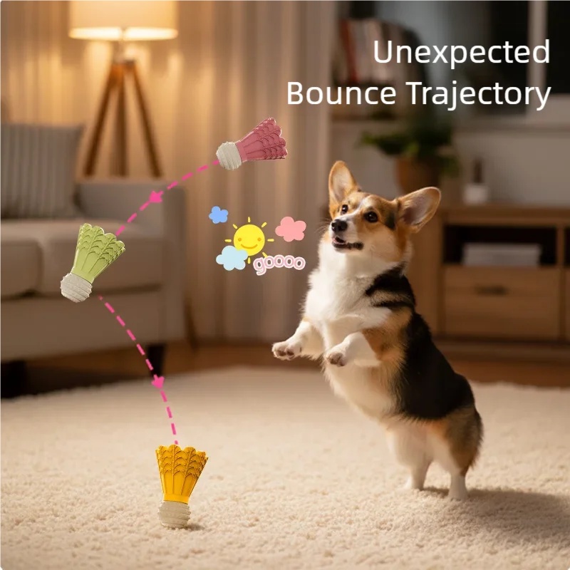 バドミントン型ゴム製犬用噛むおもちゃ、丈夫で噛みつきにくい臼 - Badminton Xxl のレビューと価格
