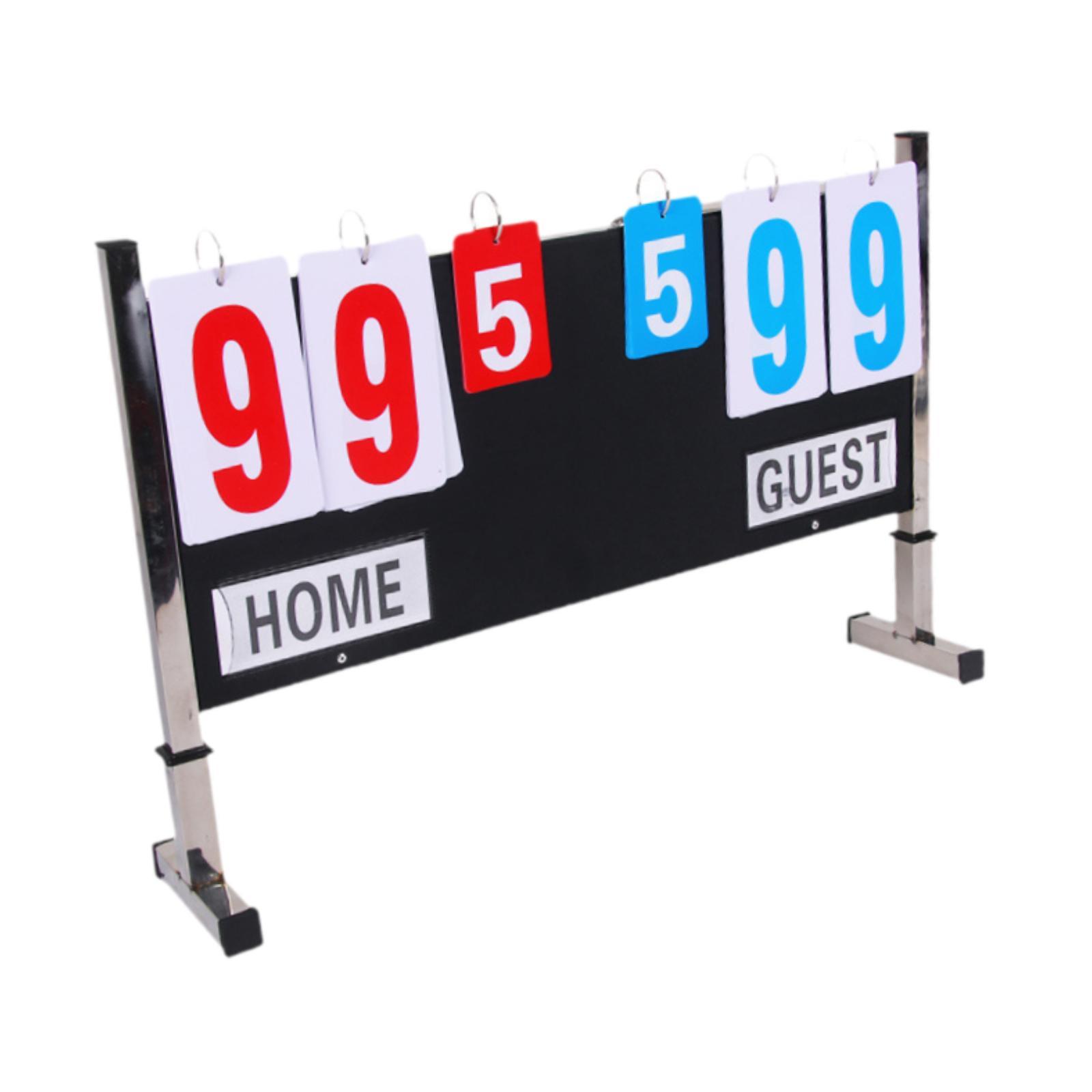 マルチスポーツスコアボード卓上スコアフリッパースコアボードゲ - Badminton Counter のレビューと価格