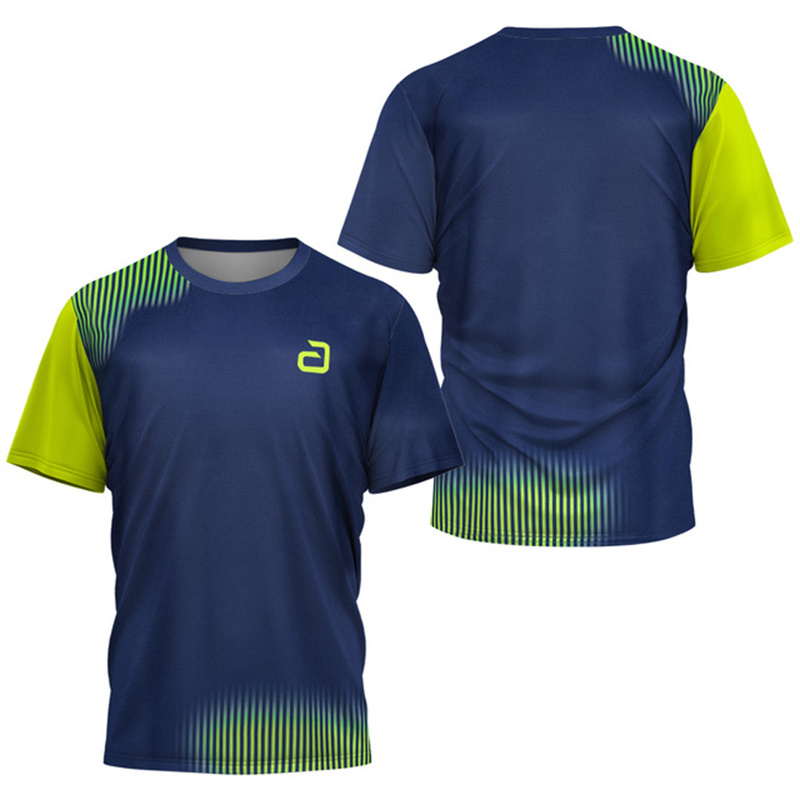 男性卓球 Tシャツアンダーカーレントパターンメンズサマーテニ - Badminton Png のレビューと価格