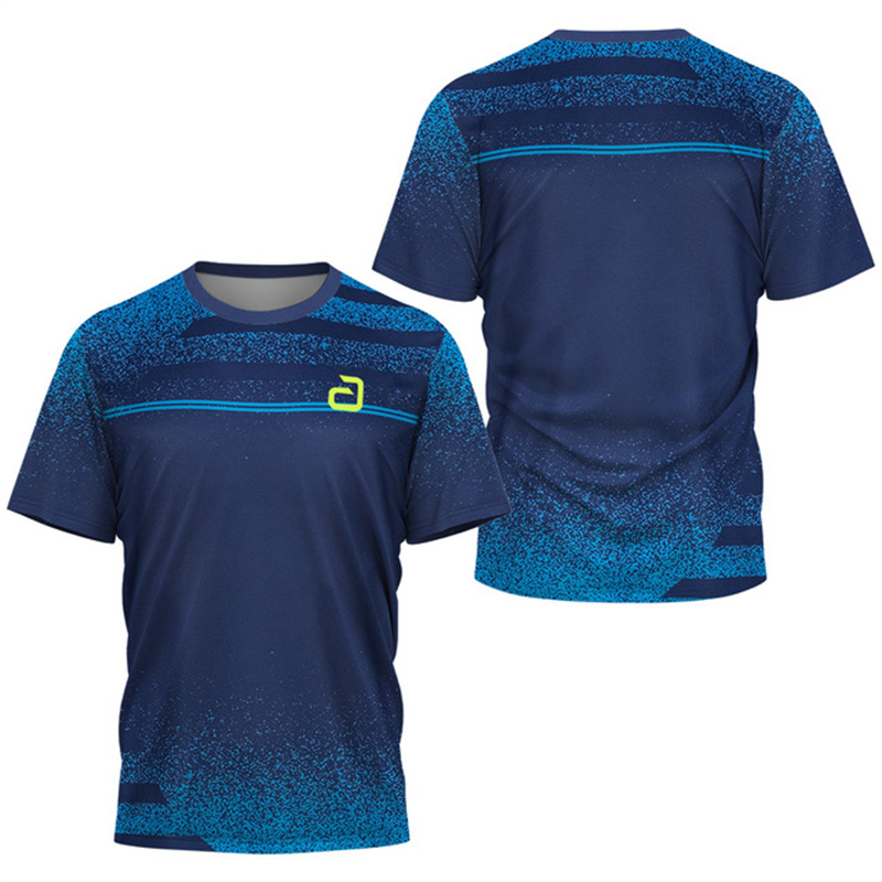男性卓球 Tシャツアンダーカーレントパターンメンズサマーテニ - Badminton Png のレビューと価格