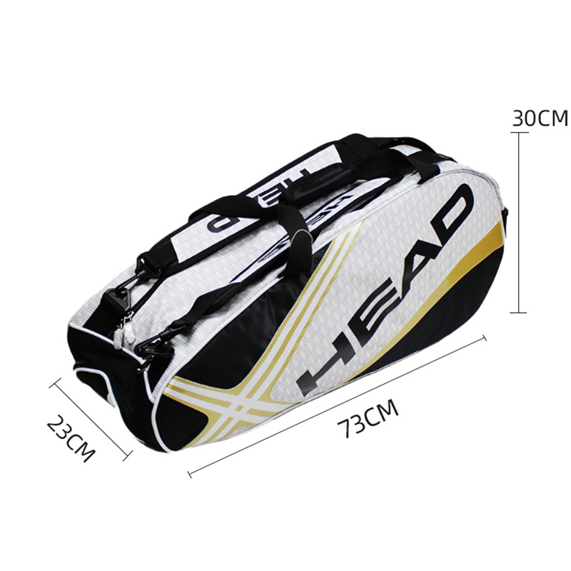 HEAD テニスラケットバックパック 大容量 3～6本のラケ - Badminton Xxl のレビューと価格