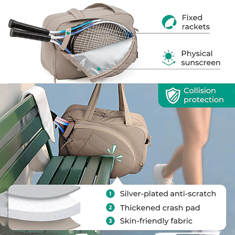 テニスバドミントンラケットバッグ大容量収納アウトドア旅行スポ - Badminton Xxl のレビューと価格