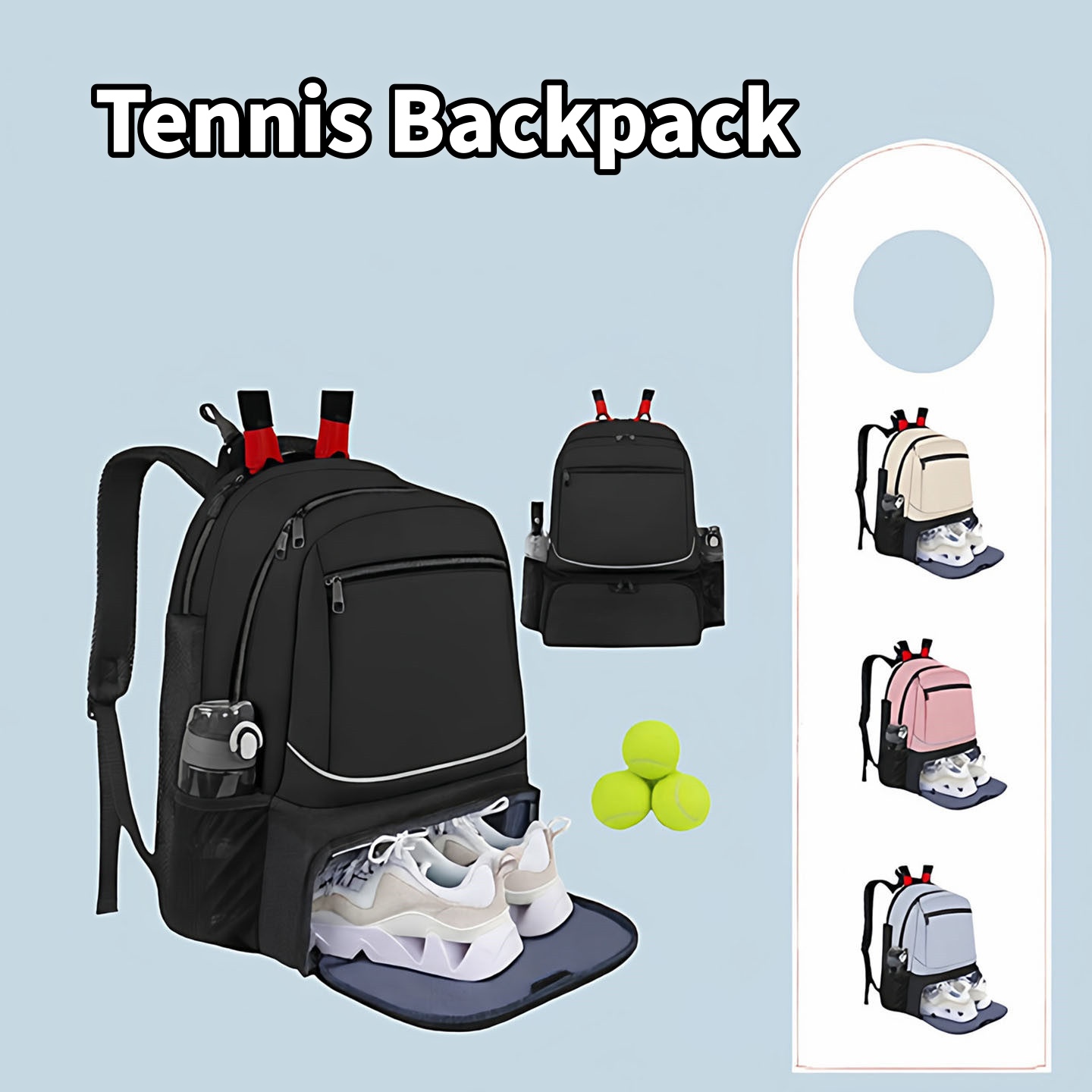 テニスバックパック 大容量 スポーツラケットパック テニスラ - Badminton Xxl のレビューと価格
