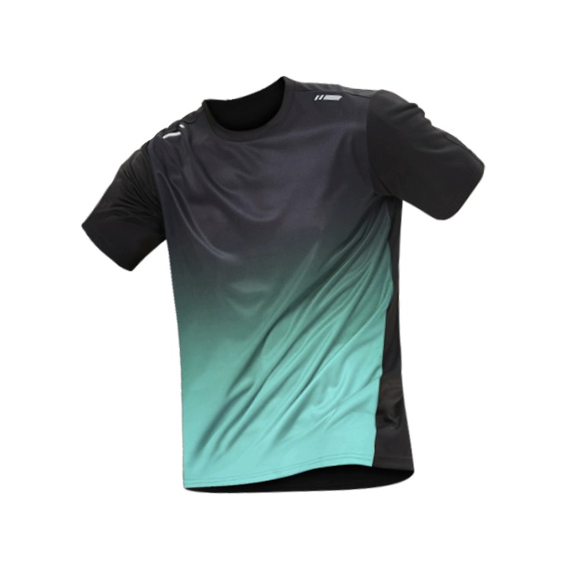 メンズスポーツウェア、アイスシルク半袖とショートパンツのラン - Badminton Png のレビューと価格