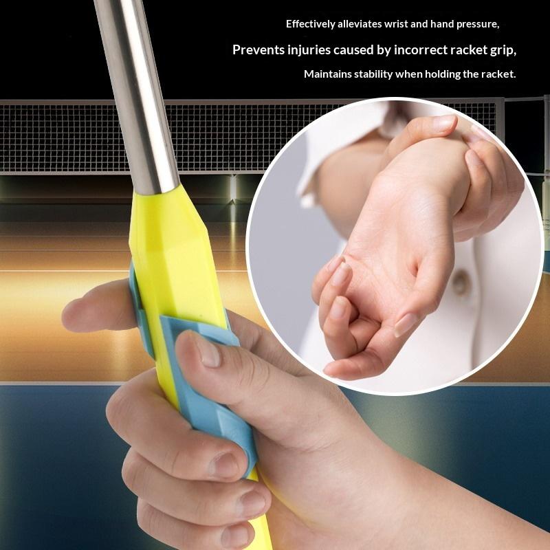 1pc バドミントントレーニング補助グリップユニバーサルバド - Badminton Forehand Backhand のレビューと価格