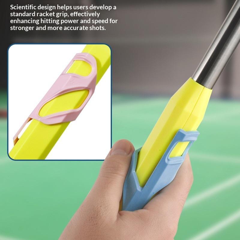 1pc バドミントントレーニング補助グリップユニバーサルバド - Badminton Forehand Backhand のレビューと価格