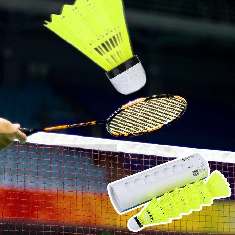 新しいプラスチック製バドミントンシャトルコック、耐久性と安定 - Badminton Nylon Shuttlecock のレビューと価格