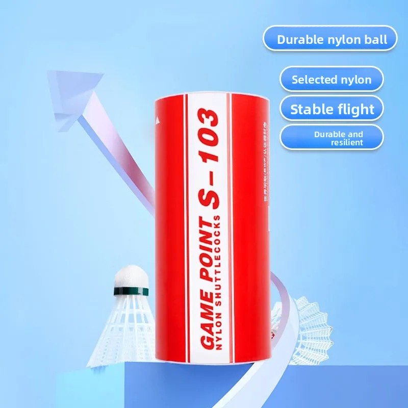 1 チューブ 3 個 Kumpoo バドミントンボールシャト - Badminton Nylon Shuttlecock のレビューと価格