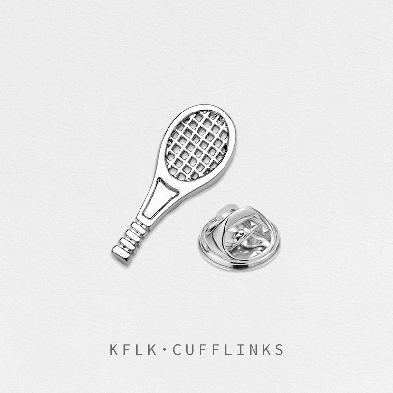 Kflk-テニスラケットピン,女性と男性のための絶妙なブラン - Badminton Logo のレビューと価格