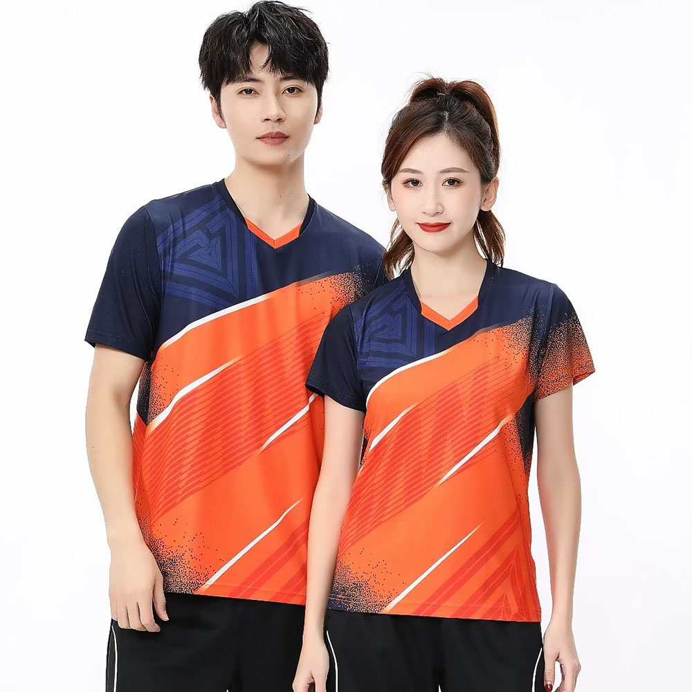男性と女性のためのテニスTシャツ,半袖スポーツトップ,速乾性 - Badminton Png のレビューと価格