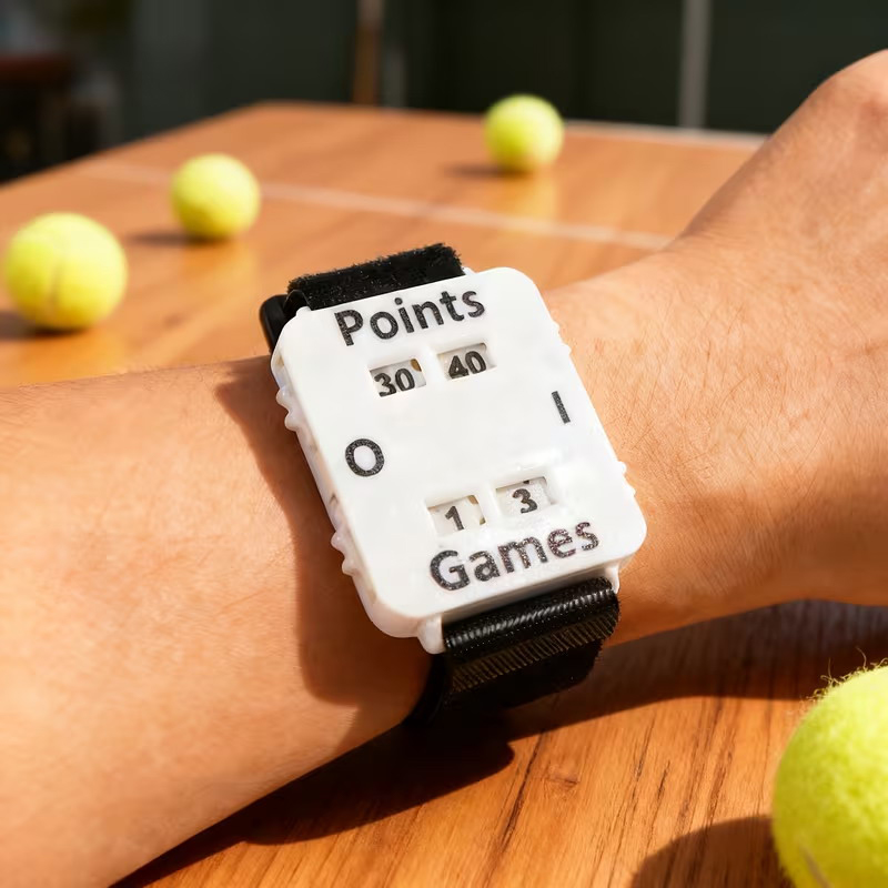 リストスコアカウンター クリケットやテニスの試合用のポータブ - Badminton Counter のレビューと価格