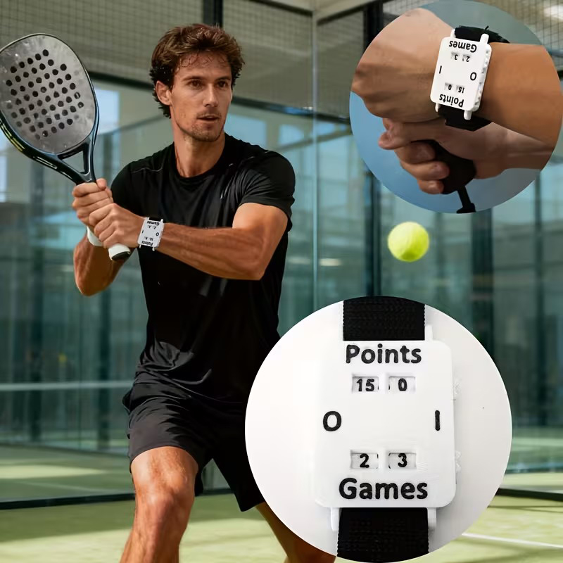 リストスコアカウンター クリケットやテニスの試合用のポータブ - Badminton Counter のレビューと価格