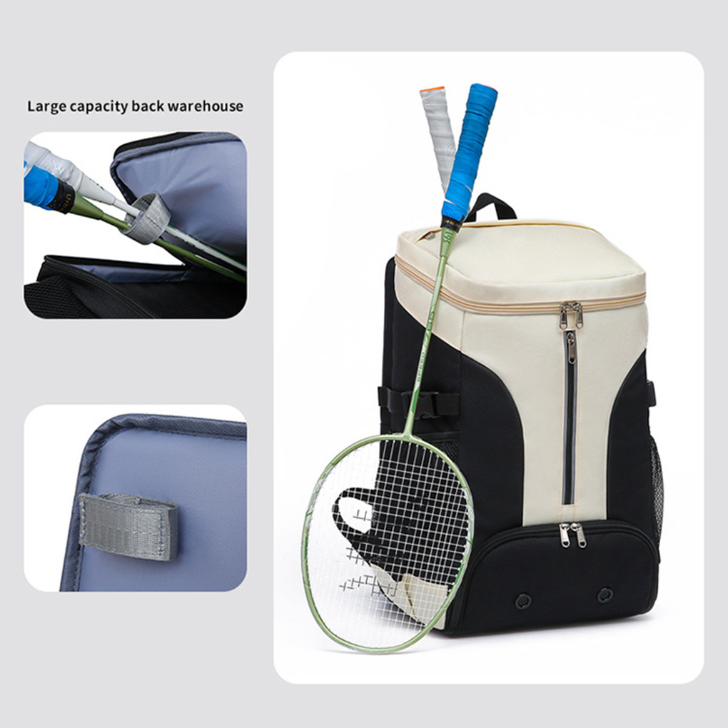 バドミントンラケットバックパック大容量アウトドアスポーツ旅行 - Badminton Xxl のレビューと価格