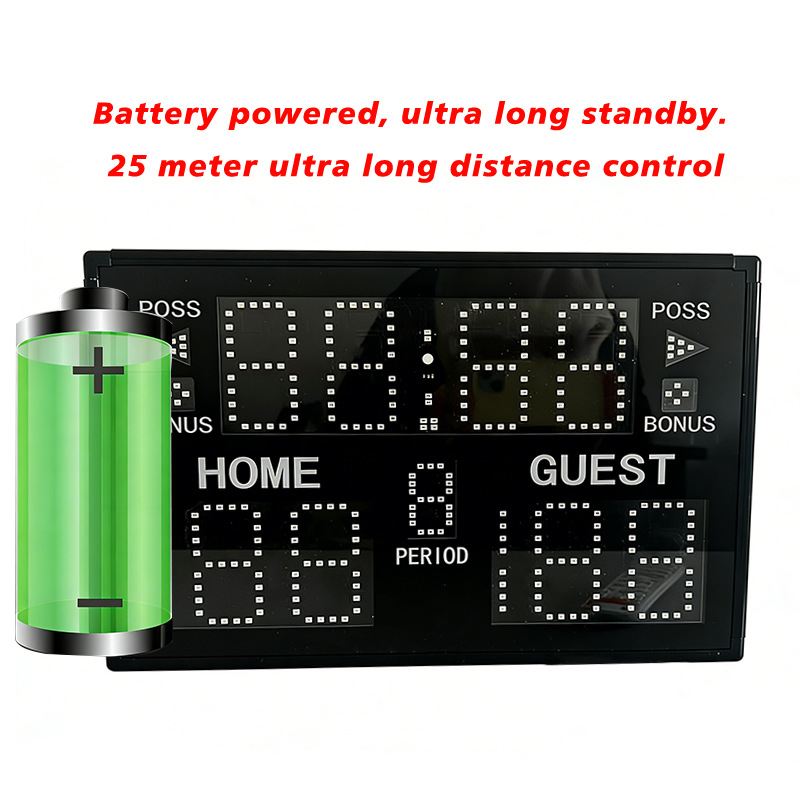 ポータブル充電式電子スコアタイマー（バスケットボール、バドミ - Badminton Counter のレビューと価格