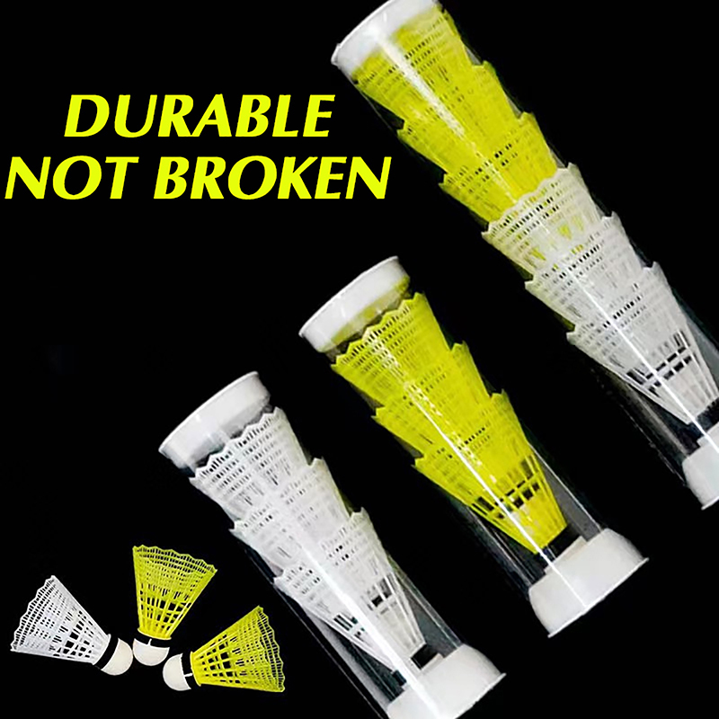 【W】1個入りプラスチック製バドミントンシャトルコック、耐久 - Badminton Nylon Shuttlecock のレビューと価格