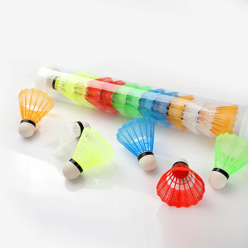 12 個/セット カラフルなシャトルコック バドミントン フ - Badminton League のレビューと価格