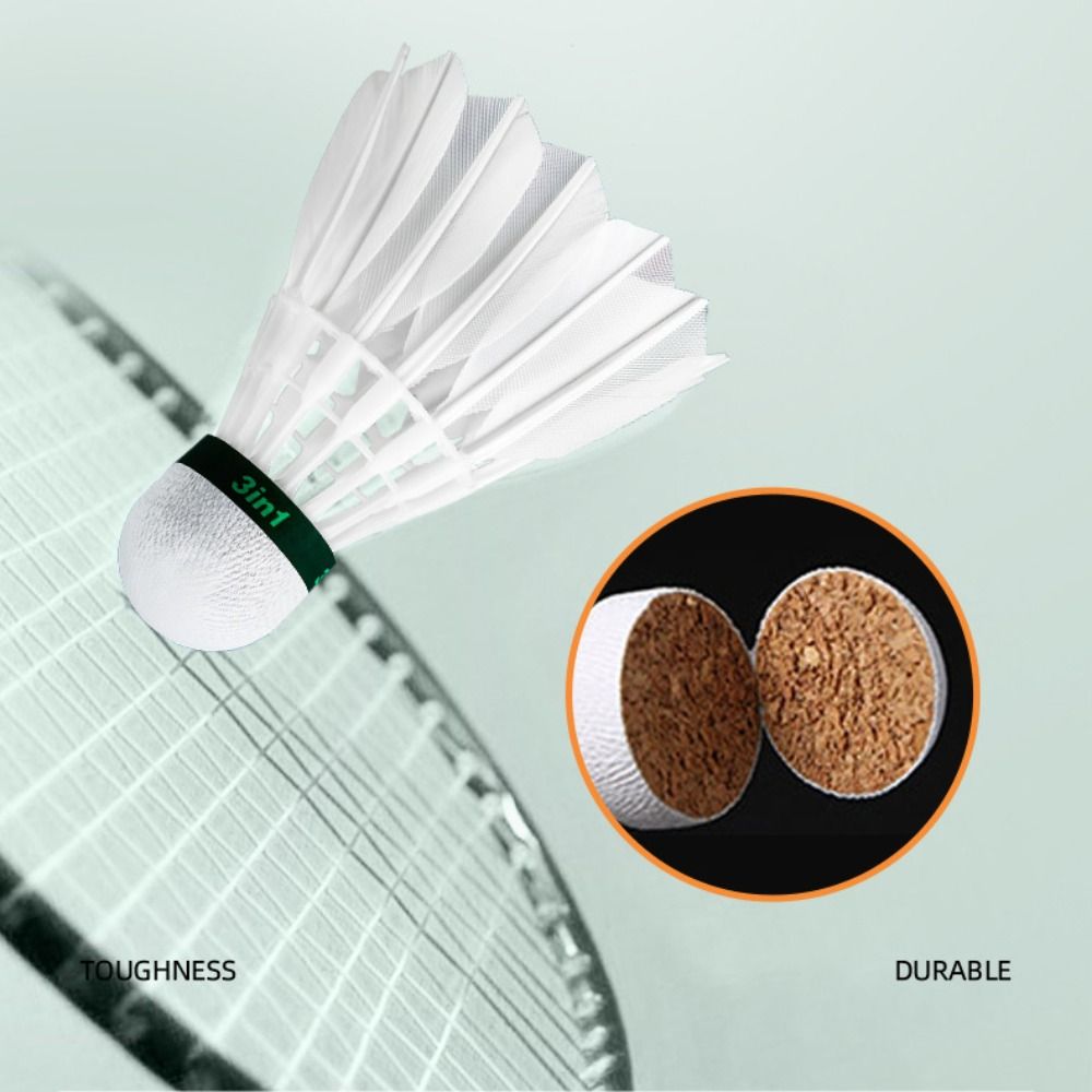 プロのバドミントンシャトルコック、ブラックグースフェザー、ト - Badminton Nylon Shuttlecock のレビューと価格