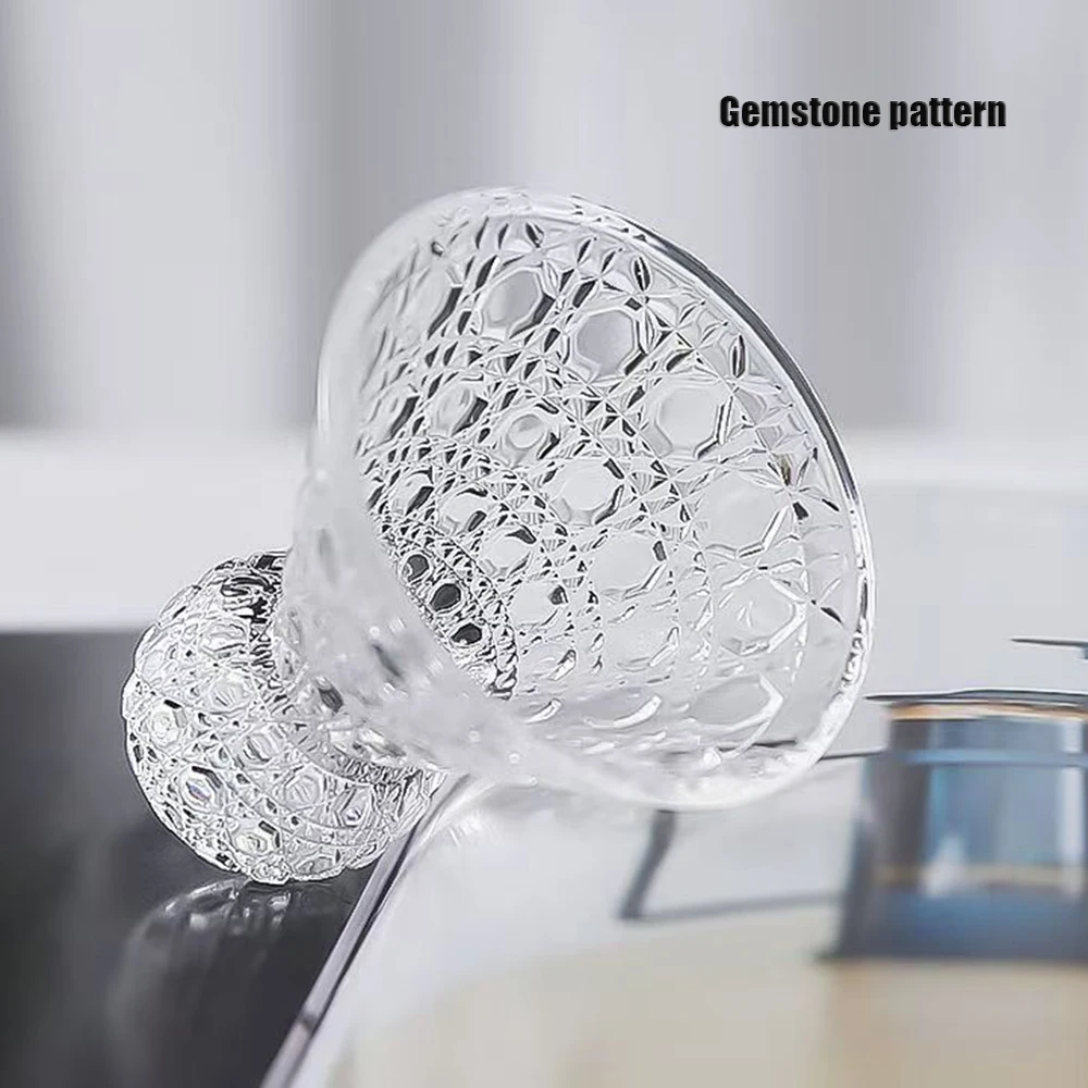 2025年新作バドミントンワイングラス、宝石模様のクリスタル - Badminton Cup のレビューと価格